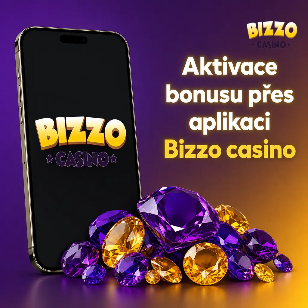 Aktivace uvítacího bonusu 125 % + 125 zatočení zdarma v mobilní aplikaci Bizzo casino pro Android a iOS