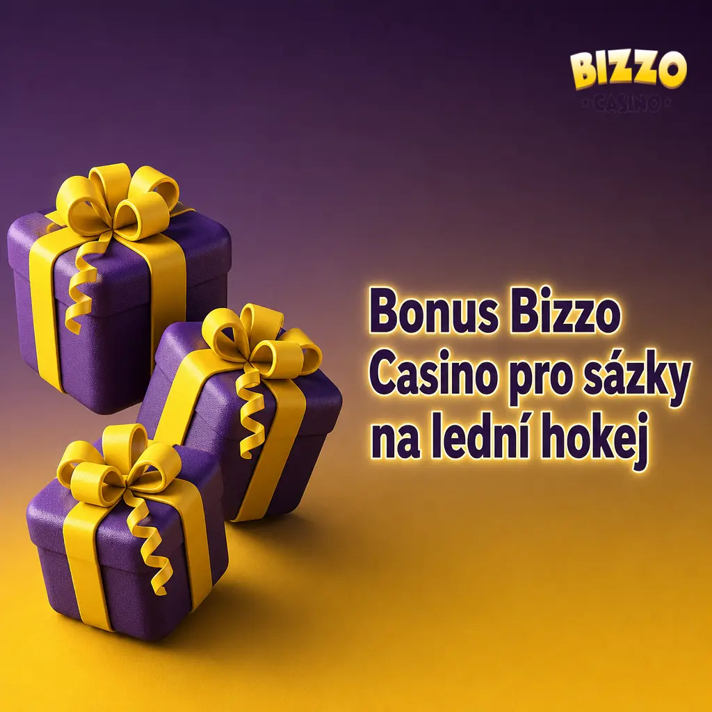 Uvítací bonus 100 % až 5 000 Kč na lední hokej v Bizzo Casino pro nové hráče a sportovní sázky.