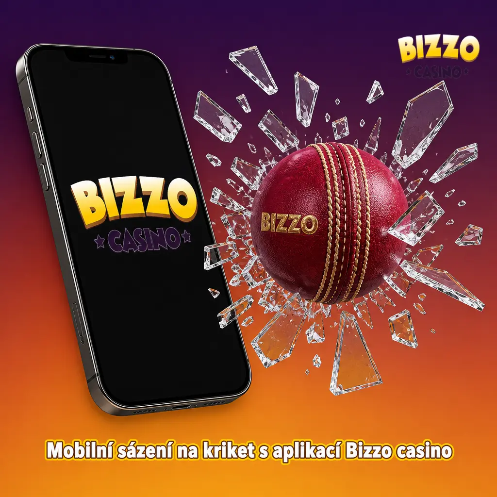Mobilní aplikace Bizzo casino pro sázení na kriket na Androidu i iOS s live přehledem zápasů a kurzů