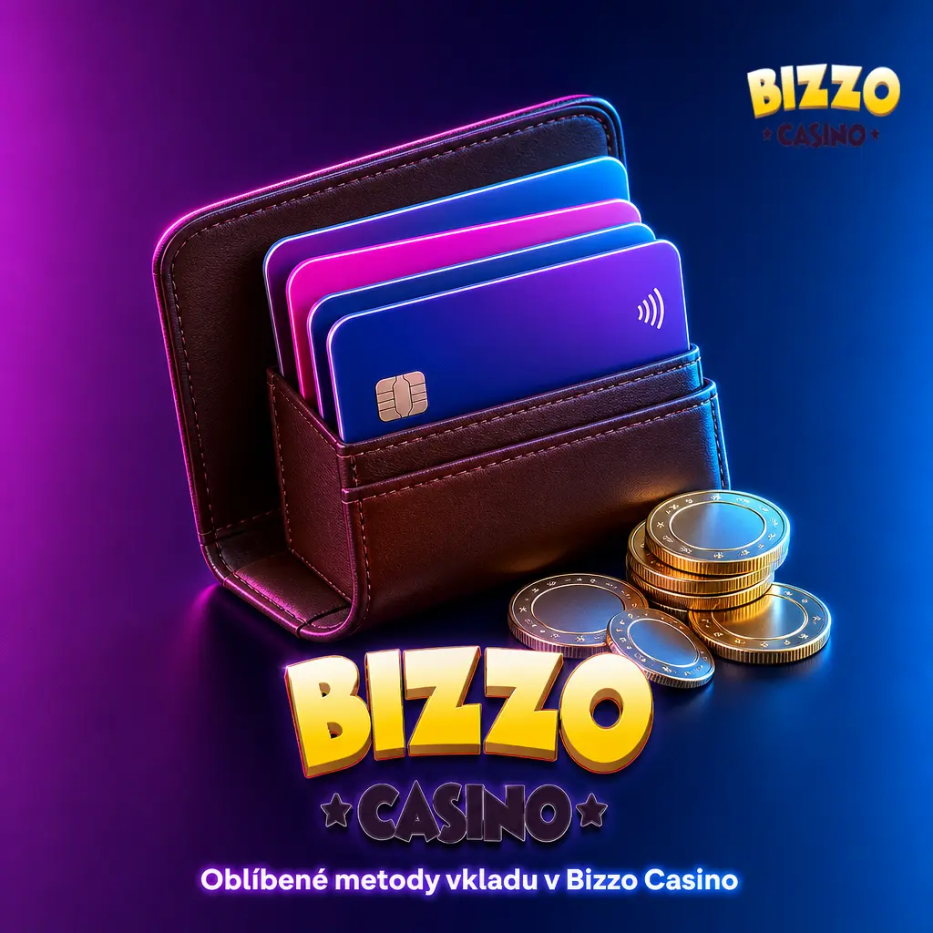 Oblíbené metody vkladu v Bizzo Casino: Visa, Mastercard, Skrill a Neteller pro rychlé a bezpečné transakce.