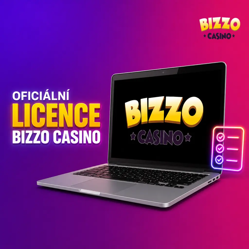 Oficiální licence Bizzo Casino od Curaçao eGaming pro sportovní sázky a kasinové hry v České republice.