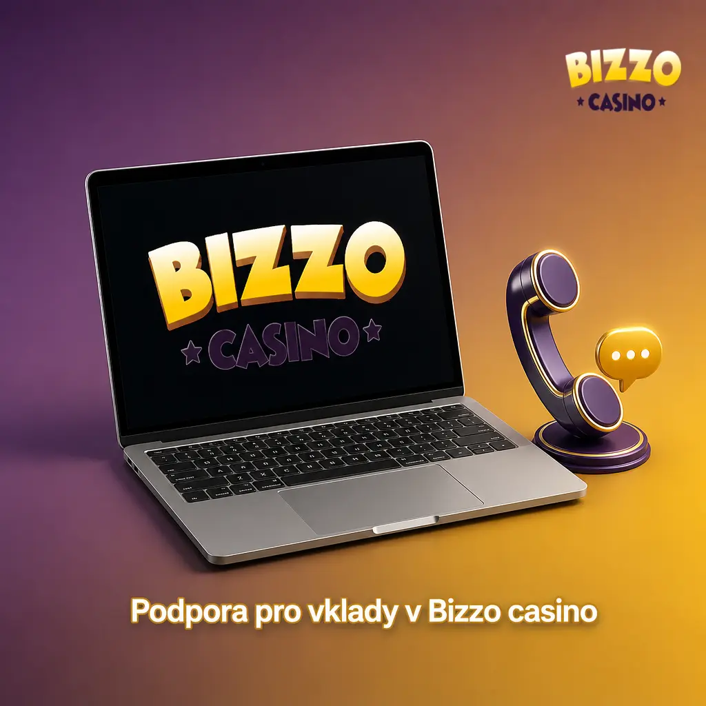 Podpora pro vklady v Bizzo casino – živý chat, e-mail a FAQ sekce s návody k platebním metodám