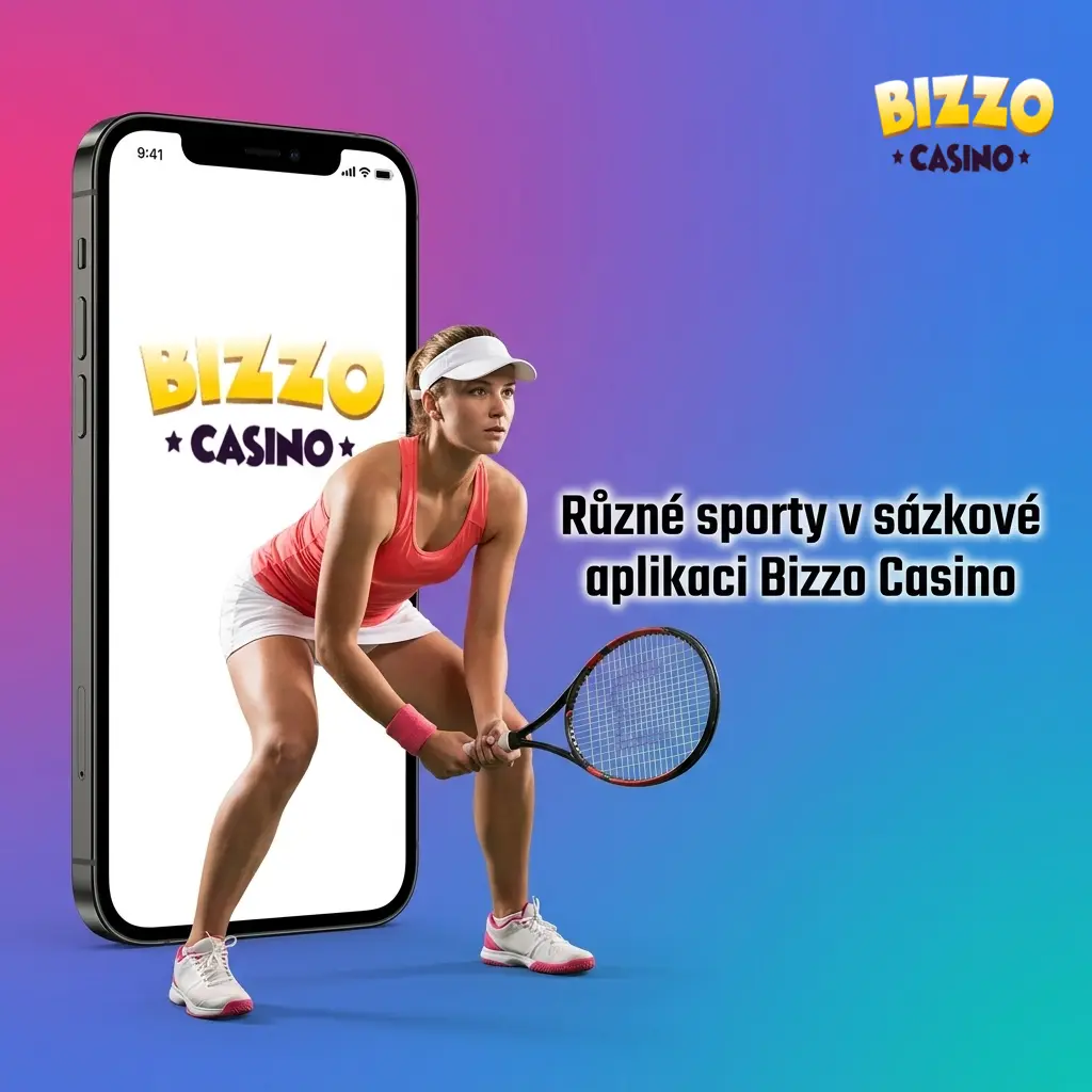 Sázení na fotbal, tenis, hokej a eSporty v aplikaci Bizzo Casino s živým přenosem a statistikami