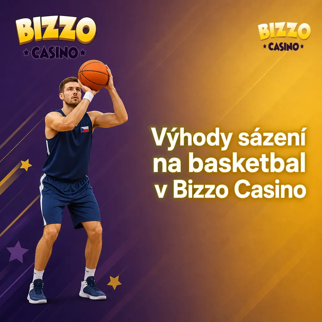 Basketbalové sázení v Bizzo Casino: kurzy na NBA, EuroLigu a NBL, live sázení, Bet Builder a rychlé výběry