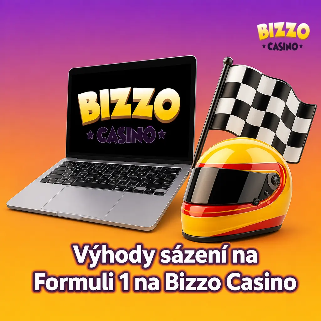 Sázení na Formuli 1 na Bizzo Casino – kurzy na 22 pilotů, live sázky, rychlé výplaty a podpora v češtině