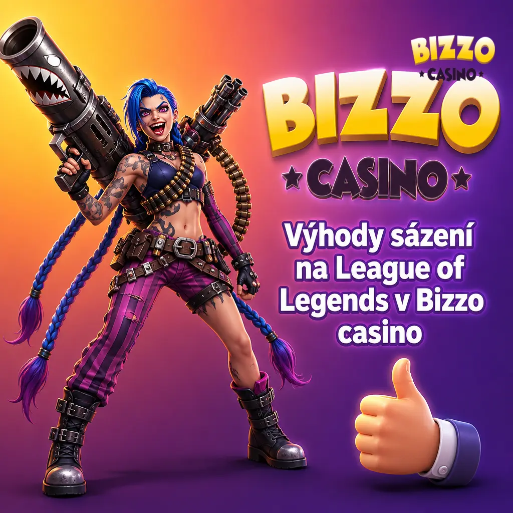 Sázení na League of Legends v Bizzo casino: bonusy, live sázky a podpora pro české hráče